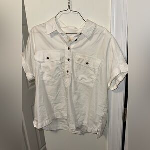 Universal Thread Cream Button-Up Shirt